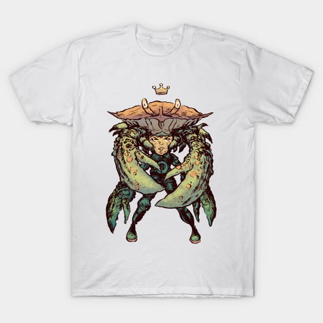 Queen Crab T-Shirt by jesse.lonergan